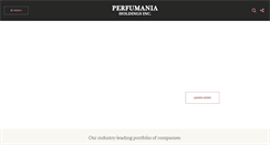 Desktop Screenshot of perfumaniaholdings.com